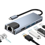 Thunderbolt 3 USB-C Hub with HDMI, PD, SD/TF for MacBook Air M1 and iPad Pro