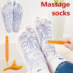 Acupressure Reflexology Socks with Massage Stick - My Good Buys - Acupressure Reflexology Socks with Massage Stick