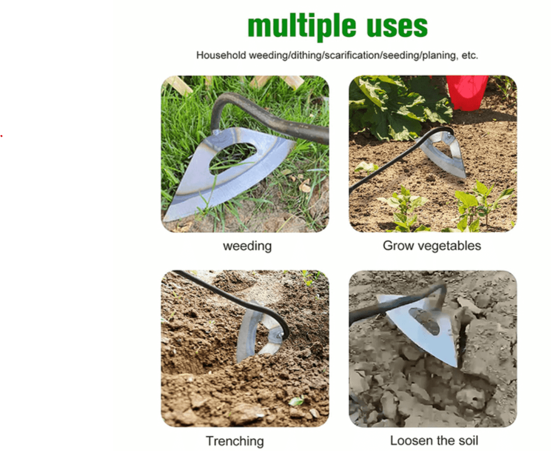 All Steel Hollow Hoe For Gardening - My Good Buys - All Steel Hollow Hoe For Gardening