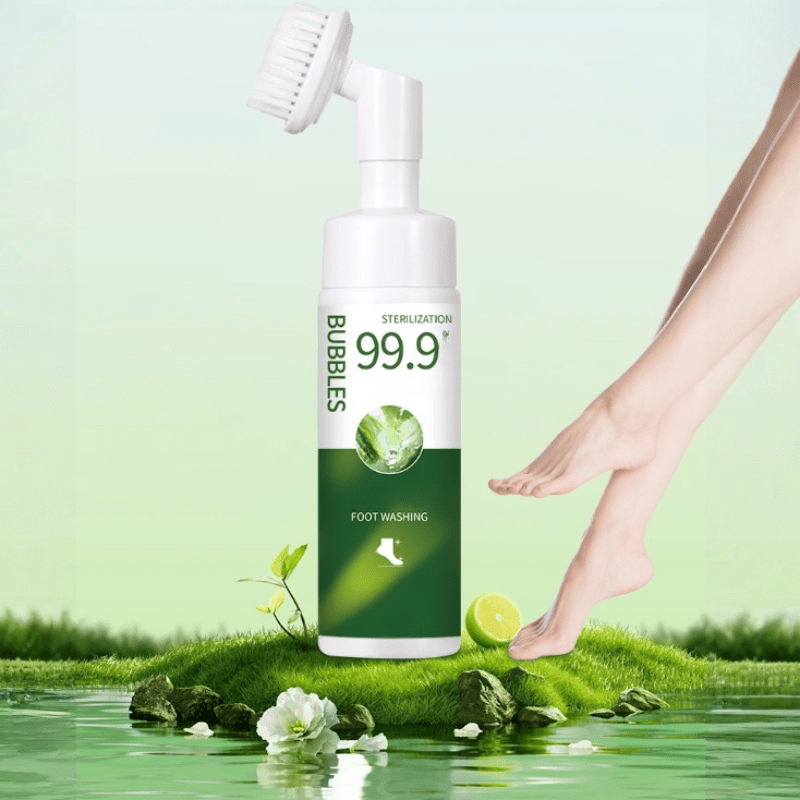 Antibacterial Foot Wash For Stinky Feet With 360° Brush - My Good Buys - Antibacterial Foot Wash For Stinky Feet With 360° Brush