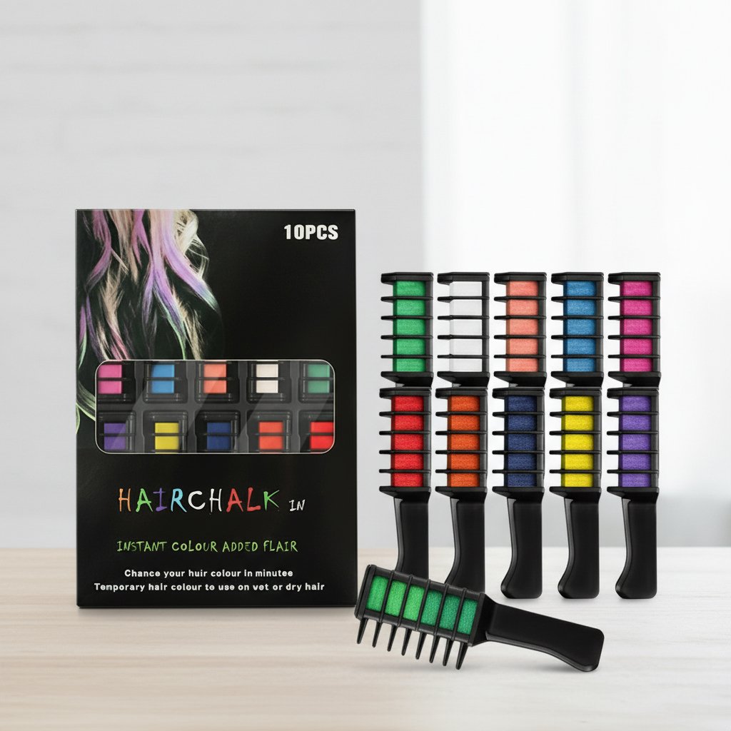 ⏳Black Friday Sale!🚨 Lowest Price Ever, Don't Miss Out! 🌈Festive Fun Hair Chalk Combs - My Good Buys - ⏳Black Friday Sale!🚨 Lowest Price Ever, Don't Miss Out! 🌈Festive Fun Hair Chalk Combs