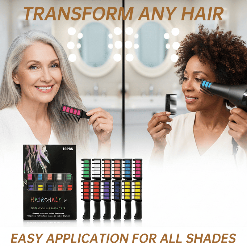 ⏳Black Friday Sale!🚨 Lowest Price Ever, Don't Miss Out! 🌈Festive Fun Hair Chalk Combs - My Good Buys - ⏳Black Friday Sale!🚨 Lowest Price Ever, Don't Miss Out! 🌈Festive Fun Hair Chalk Combs