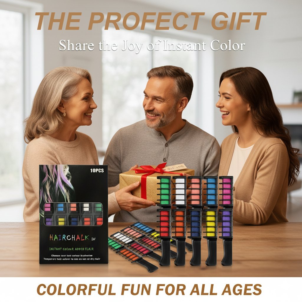 ⏳Black Friday Sale!🚨 Lowest Price Ever, Don't Miss Out! 🌈Festive Fun Hair Chalk Combs - My Good Buys - ⏳Black Friday Sale!🚨 Lowest Price Ever, Don't Miss Out! 🌈Festive Fun Hair Chalk Combs