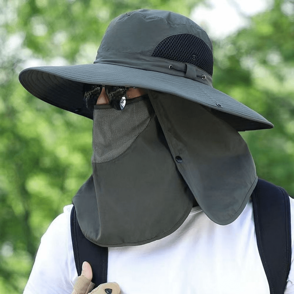 Breathable Wide Brim Outdoor Sun Protection Fishing Hat - My Good Buys - Breathable Wide Brim Outdoor Sun Protection Fishing Hat