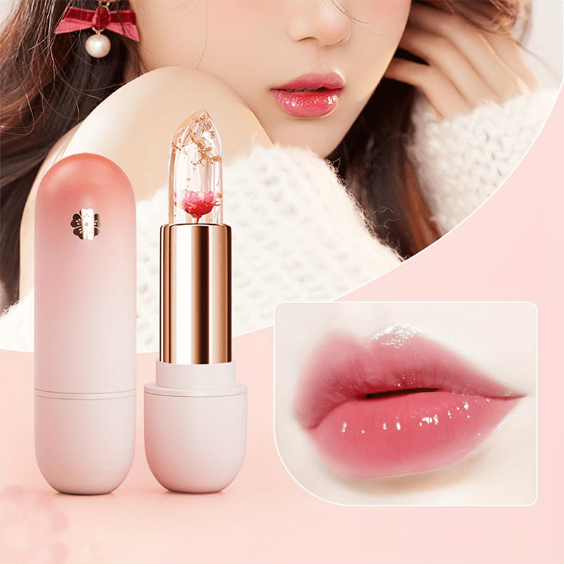 ❣️Buy 1 Get 1 Free❣️Flower Clear Jelly Lipstick With Temperature Change Color - My Good Buys - ❣️Buy 1 Get 1 Free❣️Flower Clear Jelly Lipstick With Temperature Change Color
