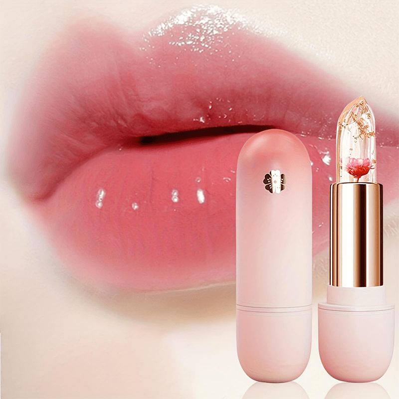 ❣️Buy 1 Get 1 Free❣️Flower Clear Jelly Lipstick With Temperature Change Color - My Good Buys - ❣️Buy 1 Get 1 Free❣️Flower Clear Jelly Lipstick With Temperature Change Color