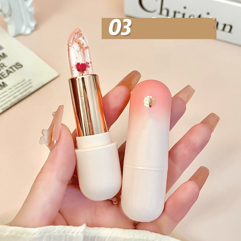 ❣️Buy 1 Get 1 Free❣️Flower Clear Jelly Lipstick With Temperature Change Color - My Good Buys - ❣️Buy 1 Get 1 Free❣️Flower Clear Jelly Lipstick With Temperature Change Color