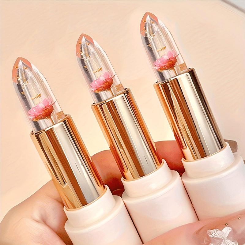 ❣️Buy 1 Get 1 Free❣️Flower Clear Jelly Lipstick With Temperature Change Color - My Good Buys - ❣️Buy 1 Get 1 Free❣️Flower Clear Jelly Lipstick With Temperature Change Color
