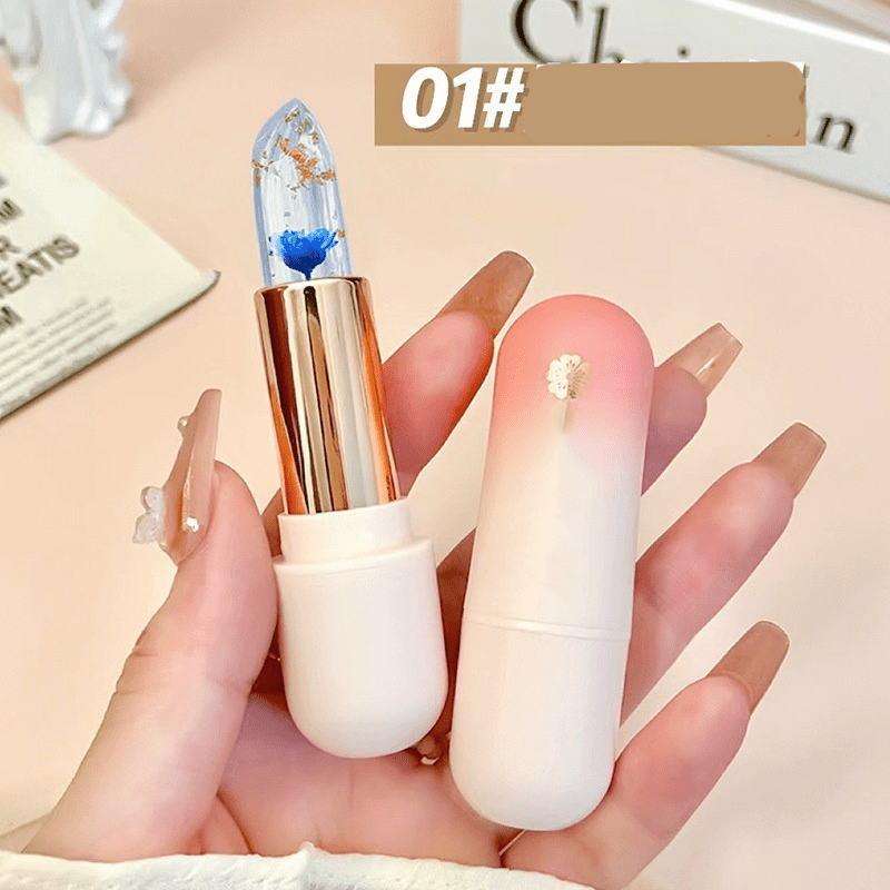 ❣️Buy 1 Get 1 Free❣️Flower Clear Jelly Lipstick With Temperature Change Color - My Good Buys - ❣️Buy 1 Get 1 Free❣️Flower Clear Jelly Lipstick With Temperature Change Color