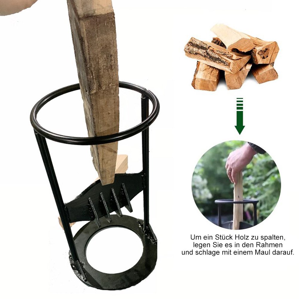 Cast Iron Manual Firewood Splitter - My Good Buys - Cast Iron Manual Firewood Splitter