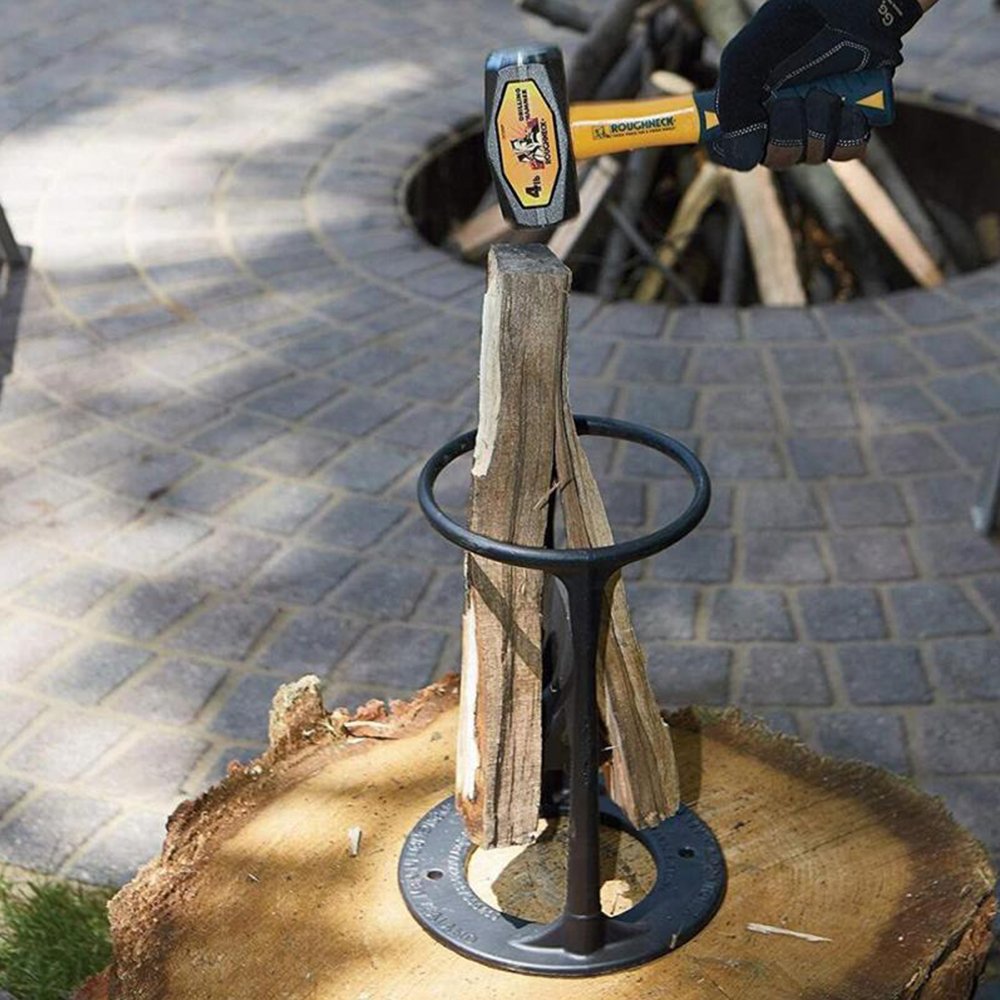 Cast Iron Manual Firewood Splitter - My Good Buys - Cast Iron Manual Firewood Splitter
