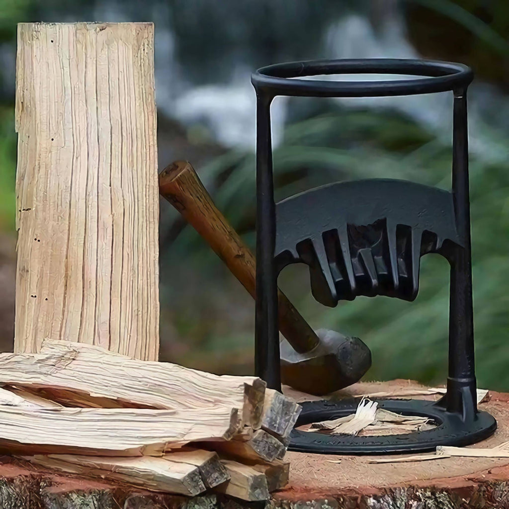 Cast Iron Manual Firewood Splitter - My Good Buys - Cast Iron Manual Firewood Splitter