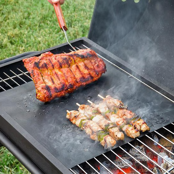 Chef Non-Stick BBQ Grill Mat - My Good Buys - Chef Non-Stick BBQ Grill Mat