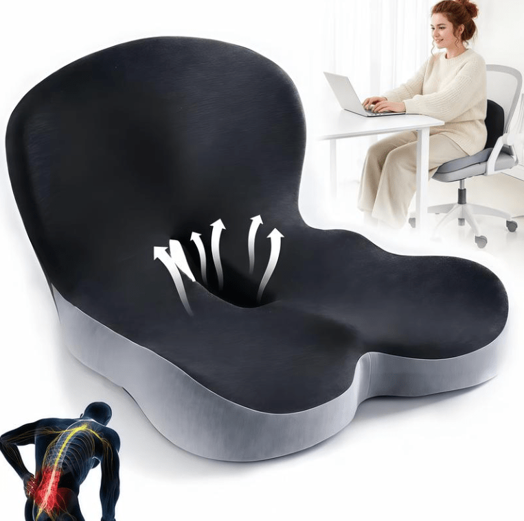 ComfortCore™ Ergonomic Seat Cushion - My Good Buys - ComfortCore™ Ergonomic Seat Cushion