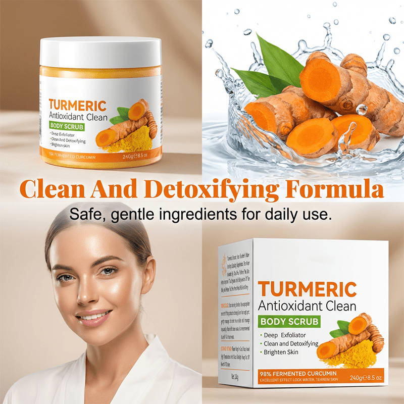 🌿Deep Cleansing Turmeric & Citrus Body Scrub- Radiance In Every Use 🌿 - My Good Buys - 🌿Deep Cleansing Turmeric & Citrus Body Scrub- Radiance In Every Use 🌿
