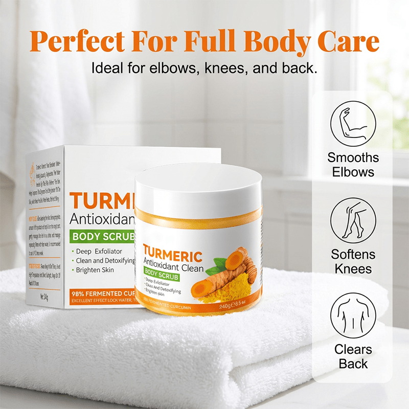 🌿Deep Cleansing Turmeric & Citrus Body Scrub- Radiance In Every Use 🌿 - My Good Buys - 🌿Deep Cleansing Turmeric & Citrus Body Scrub- Radiance In Every Use 🌿