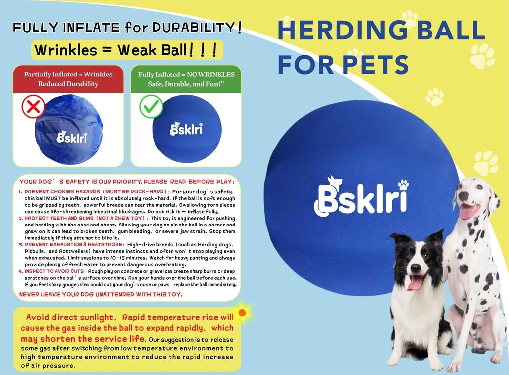 Dog Herding Ball — Push & Chase Exercise Toy for Active Dogs - My Good Buys - Dog Herding Ball — Push & Chase Exercise Toy for Active Dogs