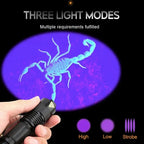 LED UV Flashlight - Ultraviolet Inspection Lamp for Pet Urine and Stain Detection
