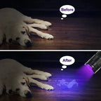 LED UV Flashlight - Ultraviolet Inspection Lamp for Pet Urine and Stain Detection
