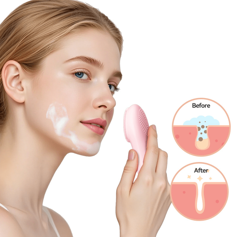 Electric Face Scrubber with Heat & Vibration - My Good Buys - Electric Face Scrubber with Heat & Vibration