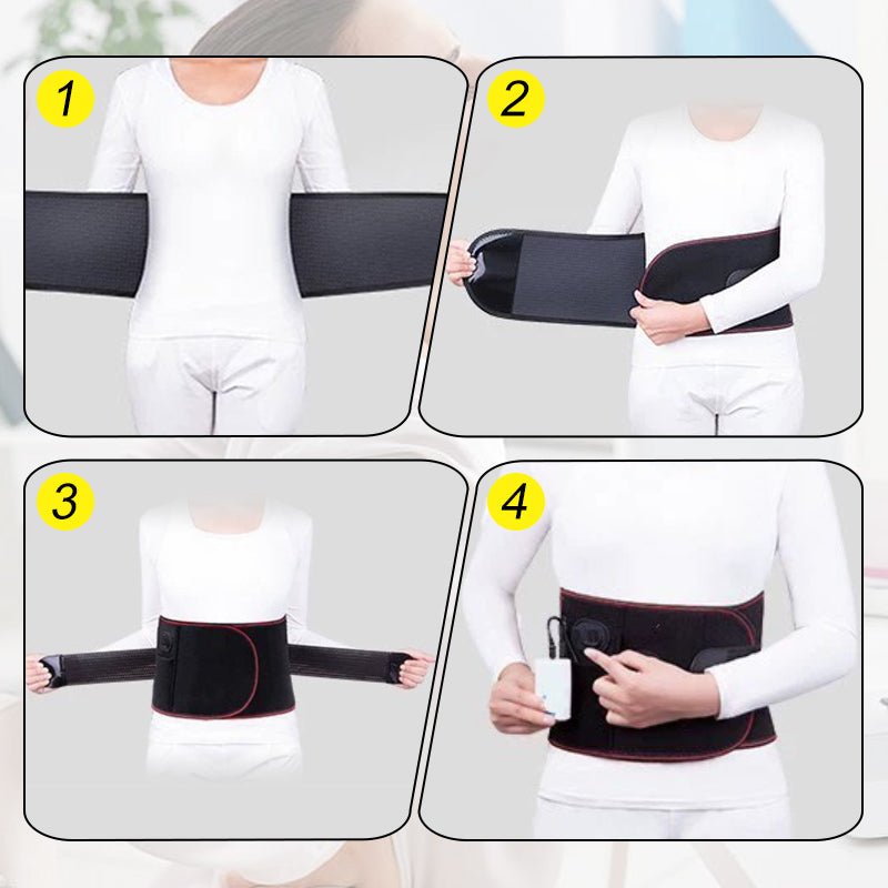 Electric Heating Waist Belt with Massage Function - My Good Buys - Electric Heating Waist Belt with Massage Function