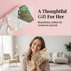 Elegant Floral Printed Cosmetic Bag - My Good Buys - Elegant Floral Printed Cosmetic Bag