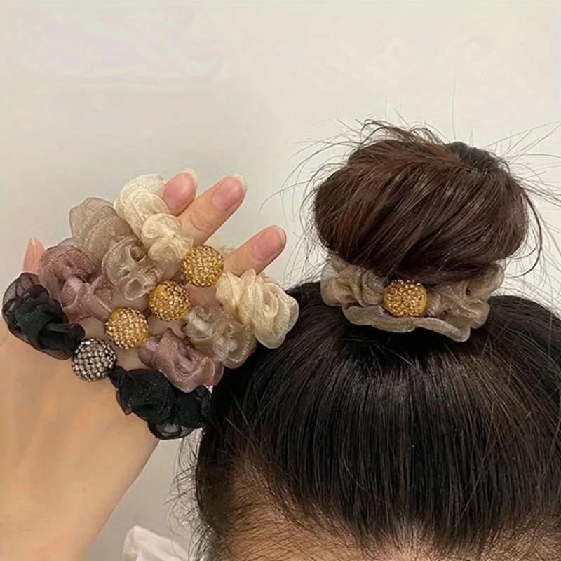 💜Elegant Rhinestone Mesh Hair 💜Ties Buy one get one free - My Good Buys - 💜Elegant Rhinestone Mesh Hair 💜Ties Buy one get one free