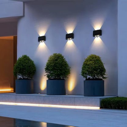 Energy-efficient LED solar outdoor wall light - My Good Buys - Energy-efficient LED solar outdoor wall light