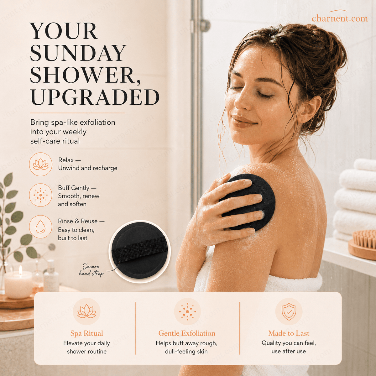 🚿 Exfoliating Scrub Bath Pads🧖‍♀️ - My Good Buys - 🚿 Exfoliating Scrub Bath Pads🧖‍♀️