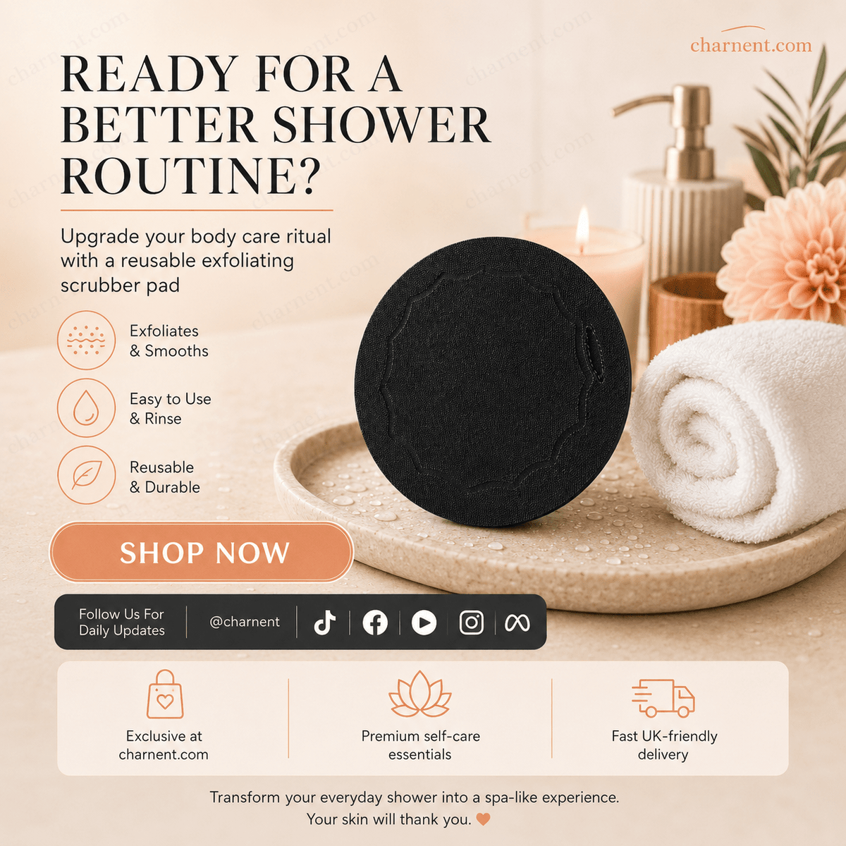 🚿 Exfoliating Scrub Bath Pads🧖‍♀️ - My Good Buys - 🚿 Exfoliating Scrub Bath Pads🧖‍♀️