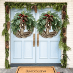 Farmhouse Christmas Wreath, Boho Wreath, Holiday Wreath - My Good Buys - Farmhouse Christmas Wreath, Boho Wreath, Holiday Wreath