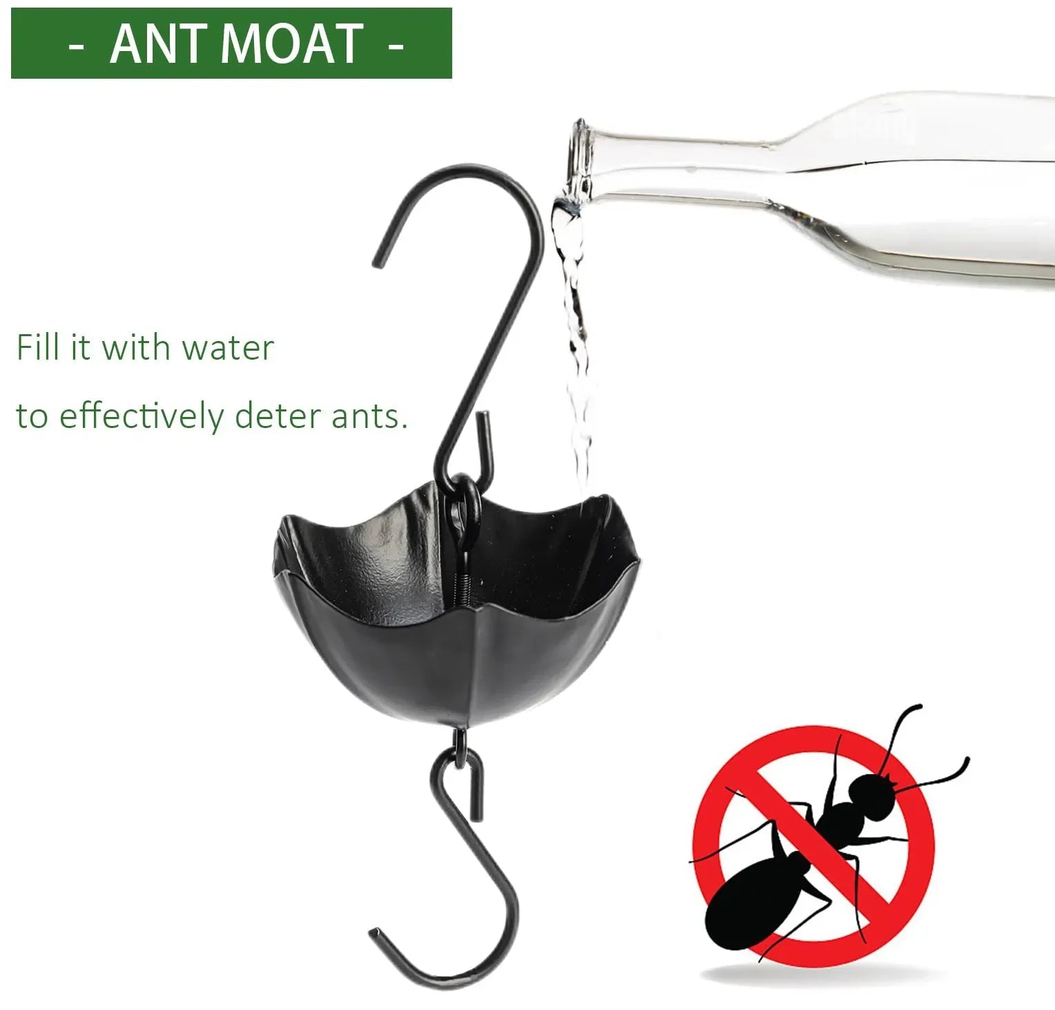 Flowers Glass Hummingbird Feeder With Ant Moat - My Good Buys - Flowers Glass Hummingbird Feeder With Ant Moat