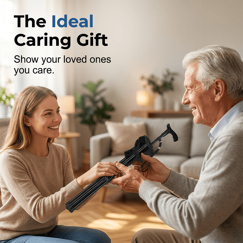 Folding Walking Cane with Seat - My Good Buys - Folding Walking Cane with Seat