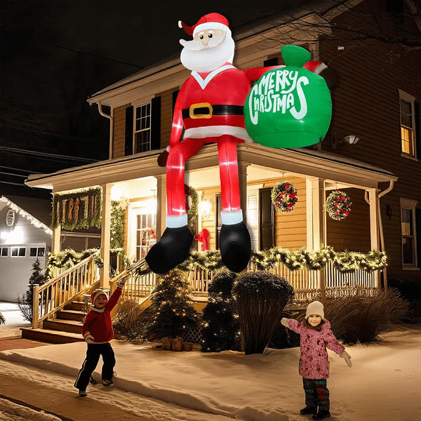Giant 8FT LED Climbing Santa Inflatable – Premium Outdoor Christmas Decoration - My Good Buys - Giant 8FT LED Climbing Santa Inflatable – Premium Outdoor Christmas Decoration