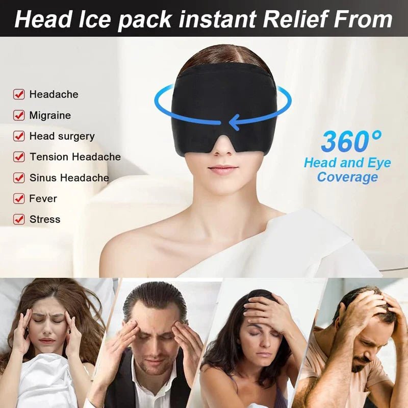 Headache Relief Ice Gel Eye Mask - My Good Buys - Headache Relief Ice Gel Eye Mask