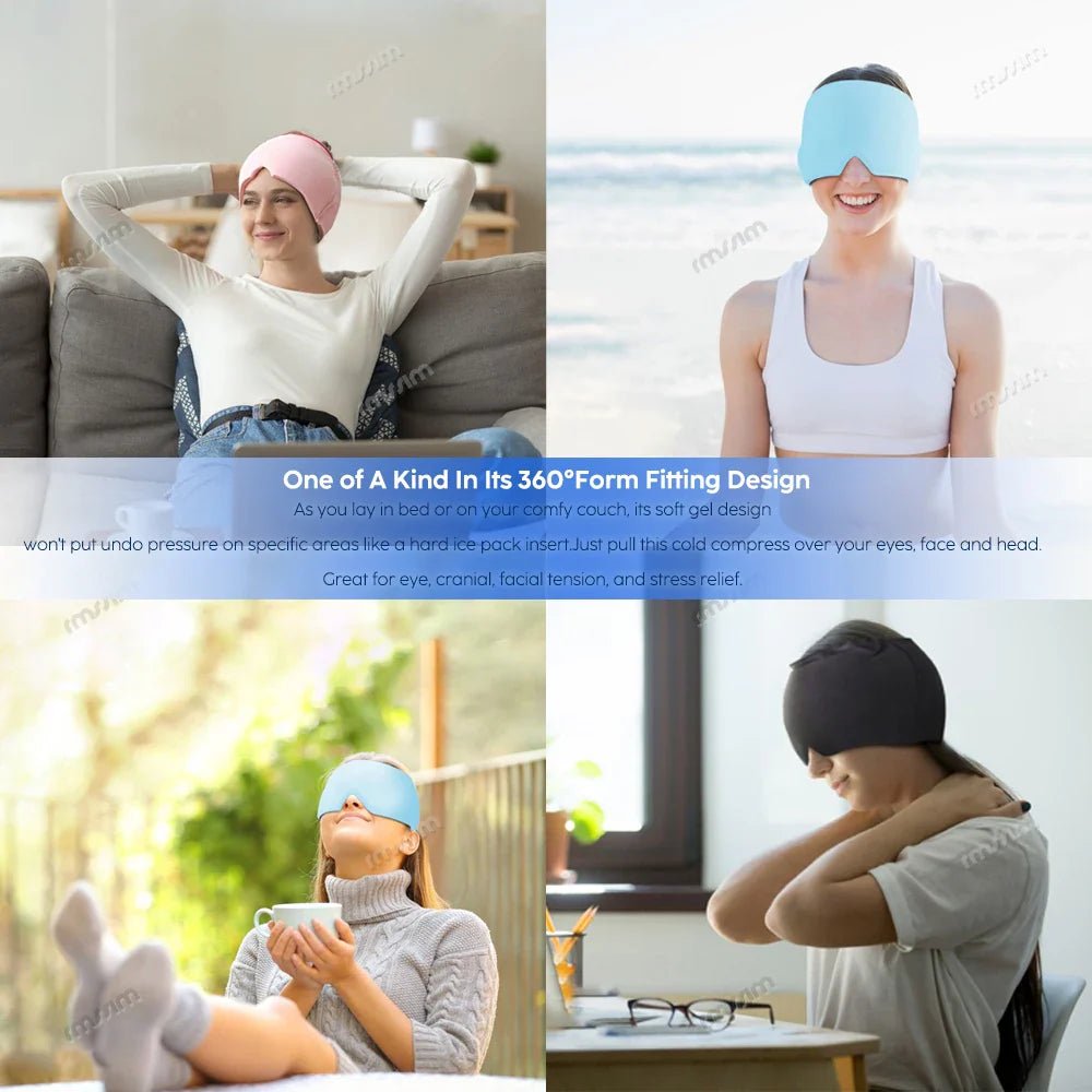 Headache Relief Ice Gel Eye Mask - My Good Buys - Headache Relief Ice Gel Eye Mask