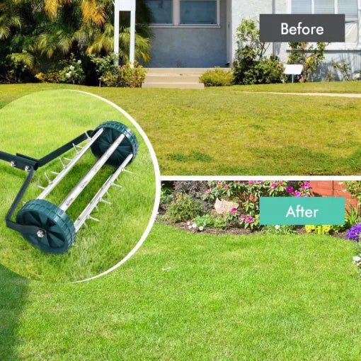 Heavy Duty Manual Lawn Spike Soil Aerator - My Good Buys - Heavy Duty Manual Lawn Spike Soil Aerator
