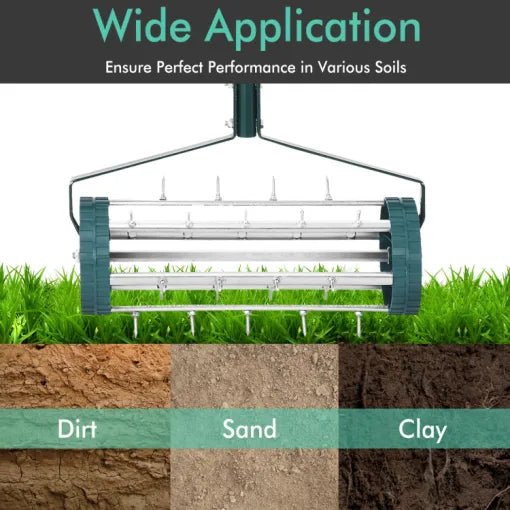 Heavy Duty Manual Lawn Spike Soil Aerator - My Good Buys - Heavy Duty Manual Lawn Spike Soil Aerator