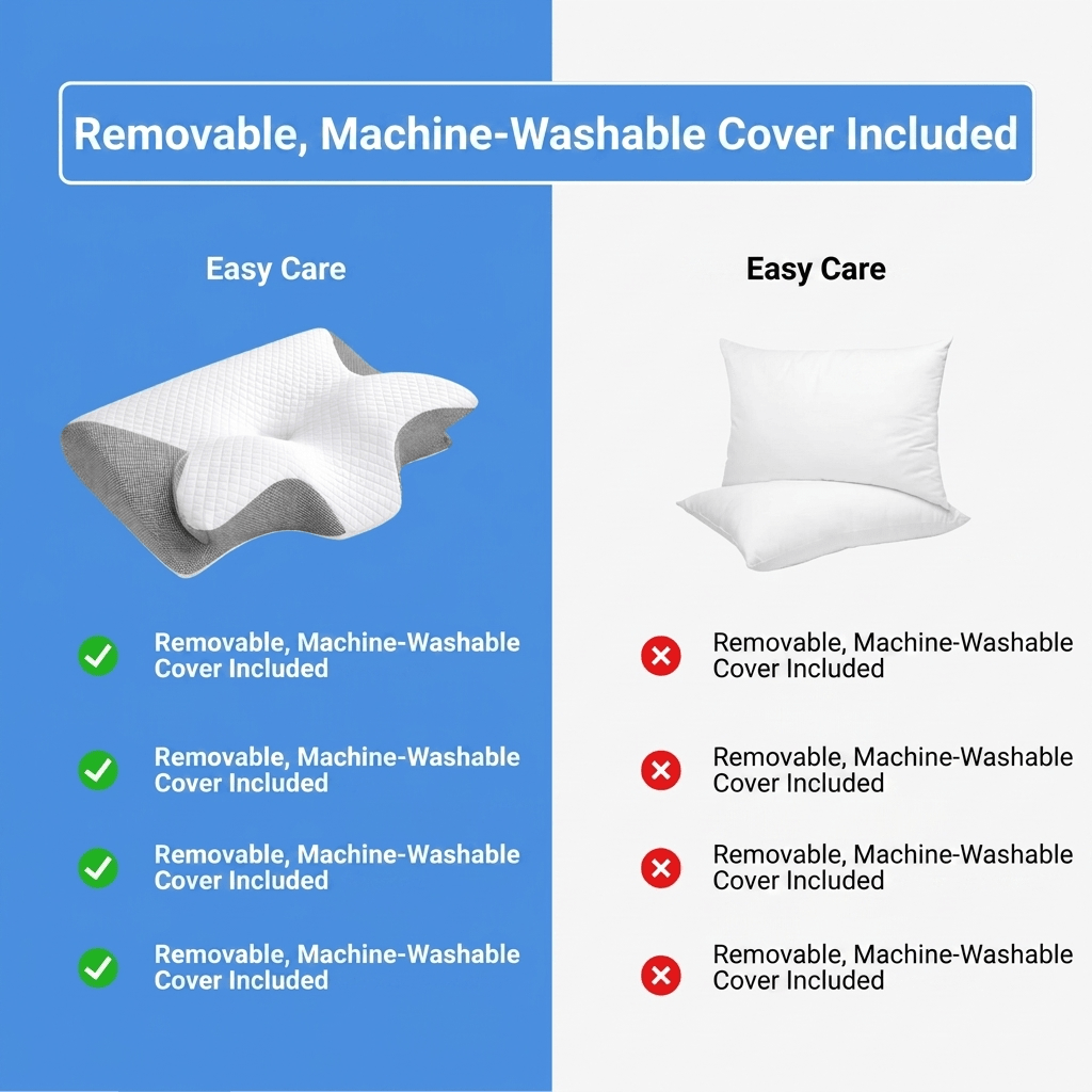 Recovery Pillow – Ergonomic Neck & Head Support Pillow