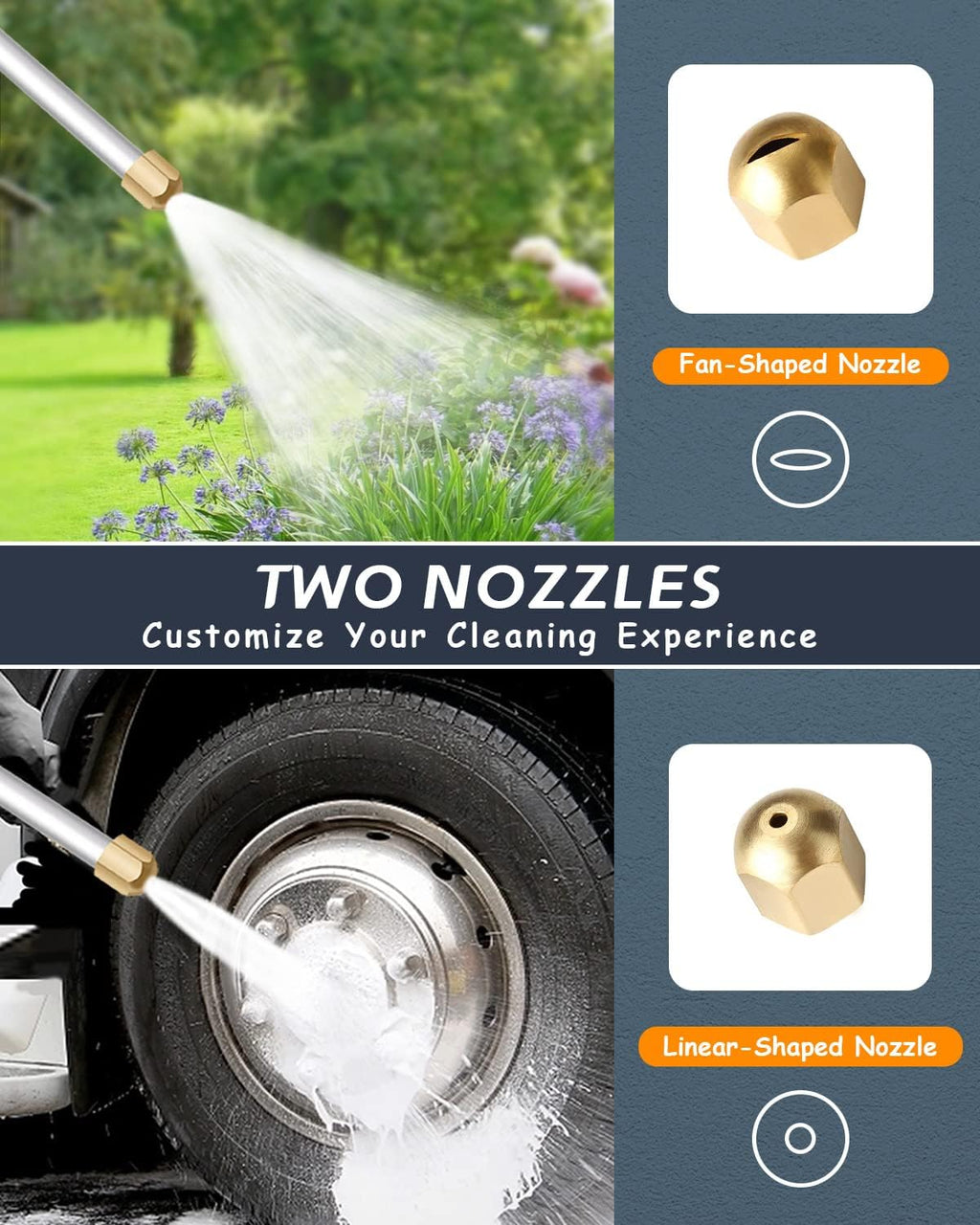High-Pressure Washer Spray Nozzle Car Wash Water Hose - My Good Buys - High-Pressure Washer Spray Nozzle Car Wash Water Hose