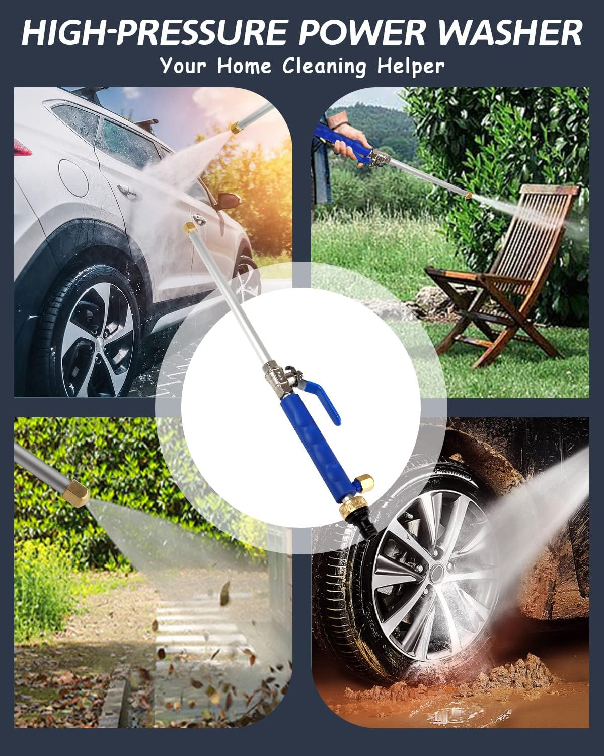 High-Pressure Washer Spray Nozzle Car Wash Water Hose - My Good Buys - High-Pressure Washer Spray Nozzle Car Wash Water Hose