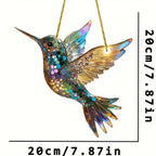 Hummingbird Suncatcher Colorful Window Hanging - My Good Buys - Hummingbird Suncatcher Colorful Window Hanging