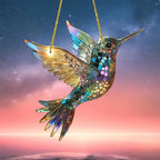 Hummingbird Suncatcher Colorful Window Hanging - My Good Buys - Hummingbird Suncatcher Colorful Window Hanging