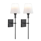 Rechargeable Wireless Wall Light Set (2 Pack) - Battery-Powered Indoor & Outdoor Lighting for Home, Patio, and Garden