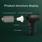 Cordless Car Vacuum Cleaner – 95000Pa Suction, Lightweight & Powerful Handheld