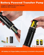 Portable Electric Siphon Pump For Gas, Fuel, Diesel, Water Transfer