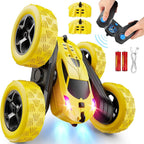 RC Cars Toys for Kids Ages 6 to 12 with LED Lights & 360° Flips