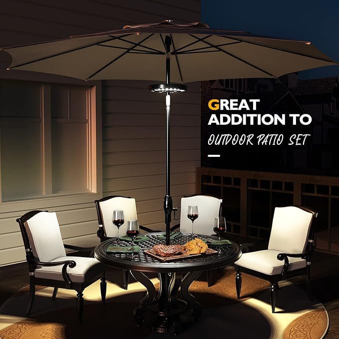 Innovative Lighting for Parasols - My Good Buys - Innovative Lighting for Parasols