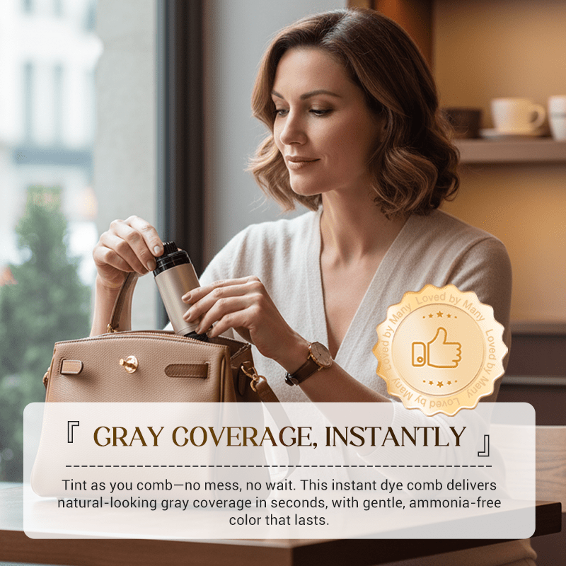 Instant Hair Dye Comb for Gray Hair - My Good Buys - Instant Hair Dye Comb for Gray Hair