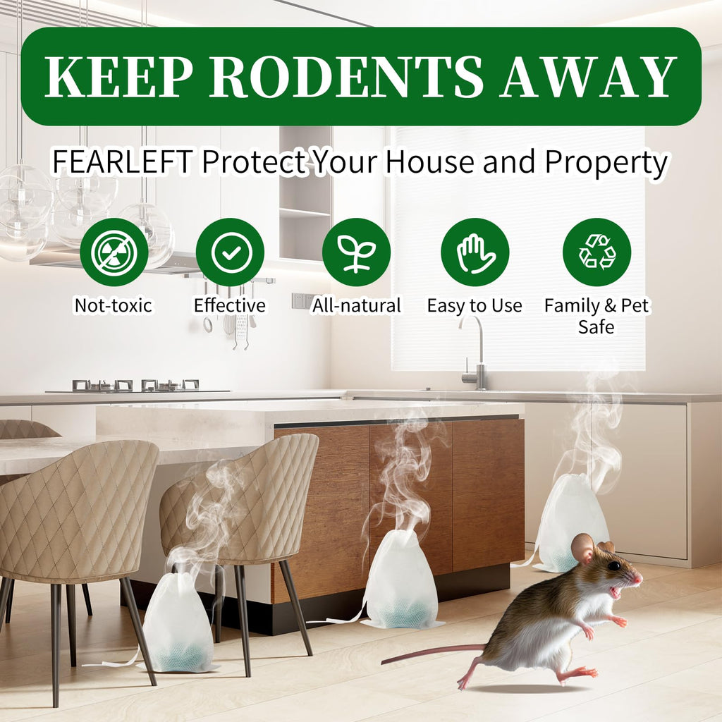 Keep Rodents Out! 24-Pack Peppermint Oil Mouse & Rat Repellent - Family & Pet Safe - My Good Buys - Keep Rodents Out! 24-Pack Peppermint Oil Mouse & Rat Repellent - Family & Pet Safe
